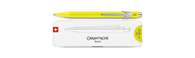 Caran d'Ache 849 POPLINE Fluorescenčno rumeno pisalo z držalom