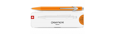 Caran d'Ache 849 POPLINE Fluorescenčno oranžno pisalo z držalom