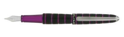 Diplomat Elox Ring Black/Purple Fountain pen 