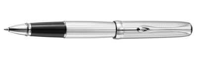 Diplomat Excellence A guilloch stripes chrome Pisalo Rollerball