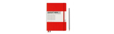 LEUCHTTURM1917 Notebook (A5) Medium Hardcover Ruled Red